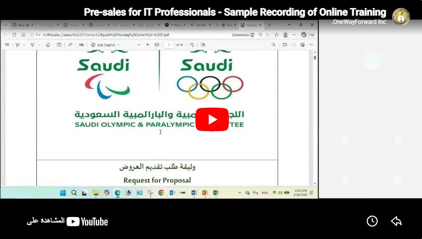 Pre-sales for IT Professionals